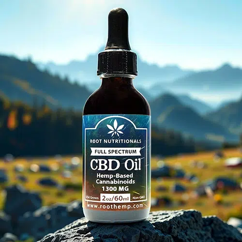 Root Nutritionals Full Spectrum CBD Oil bottle