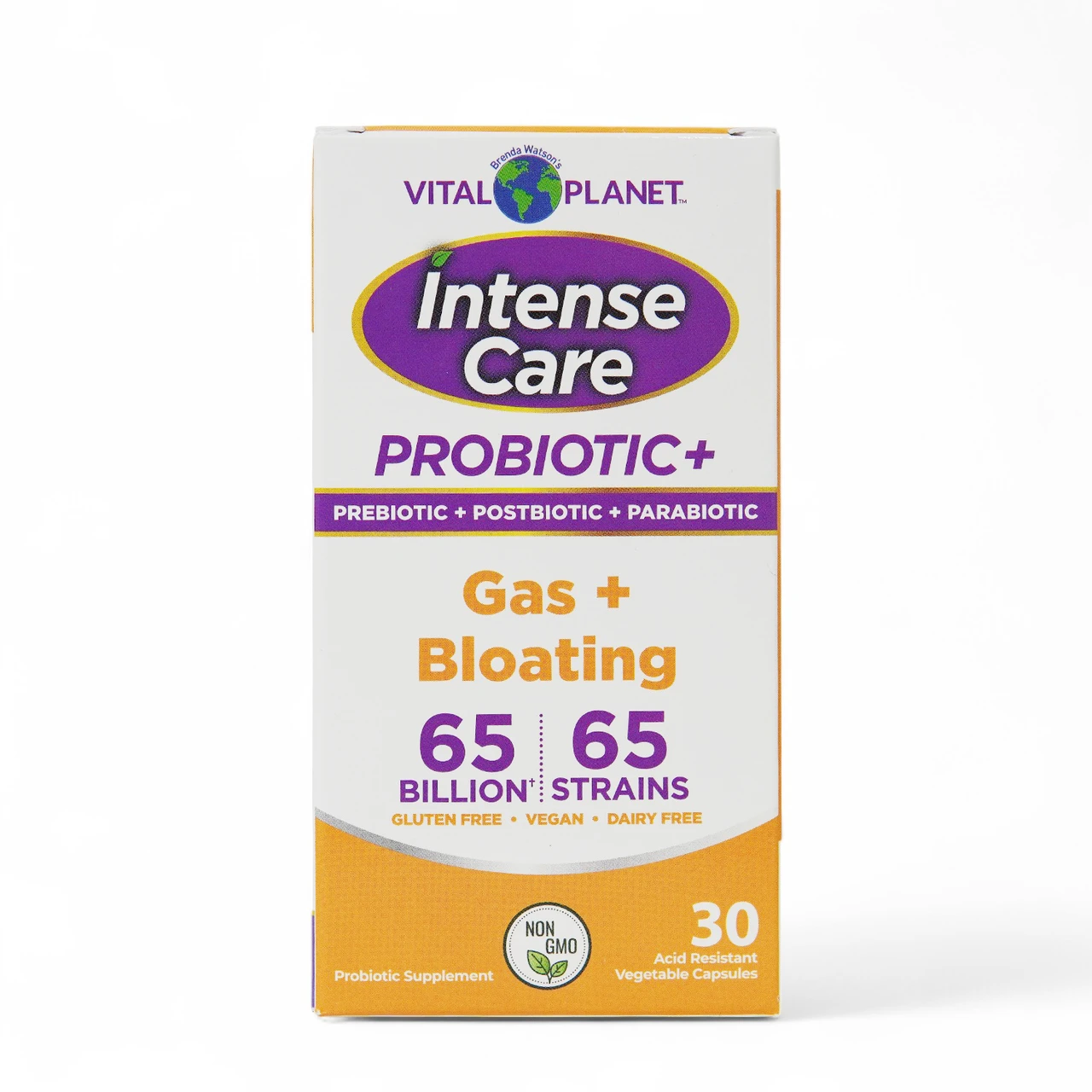Vital Planet Probiotic+ Gas & Bloating probiotic package