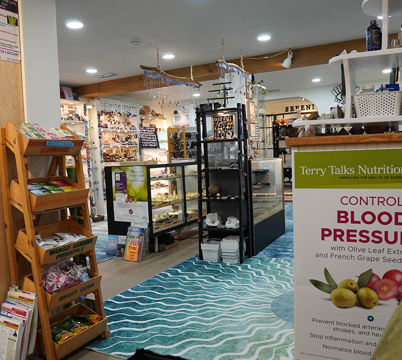 The bright, open interior of the new Divine Wellness shop in Winter Garden, FL